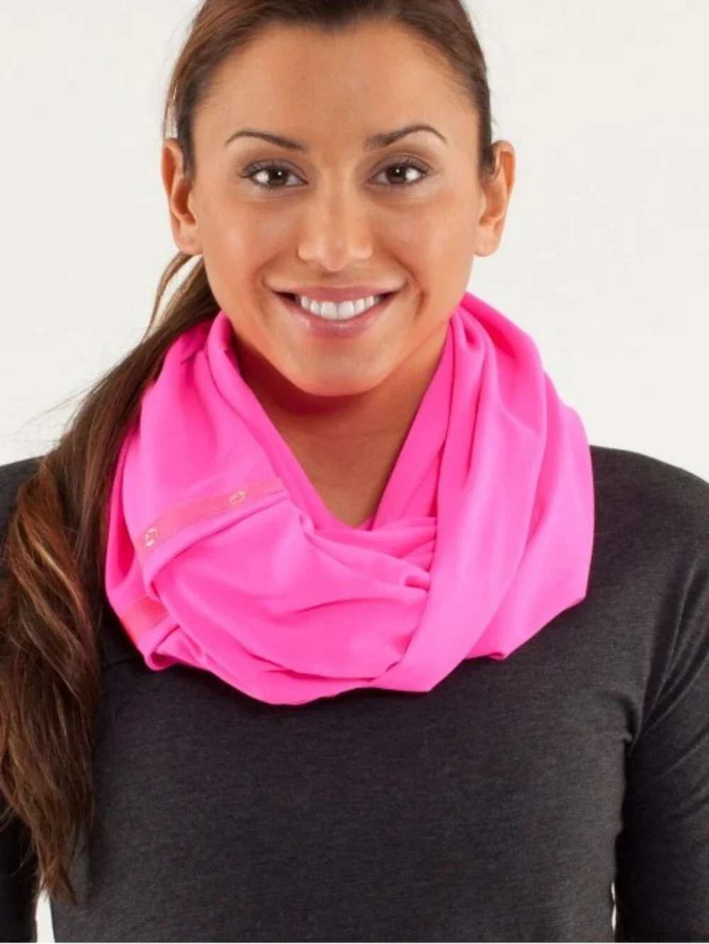 Lululemon Vinyasa Scarf Luon Light Raspberry Pink Glo Light Wrap